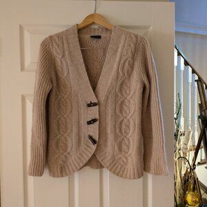 Alex & Co Lambswool/Angora Blend Wool Cardigan